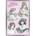 thumbnail image 1 of Disney Princess - Sketch Wall Poster, 14.725" x 22.375", Framed, 1 of 5