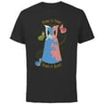 thumbnail image 1 of Disney Princess Sleeping Beauty 65th Anniversary Pink & Blue - Short Sleeve Cotton T-Shirt for Adults - Customized-Black, 1 of 5