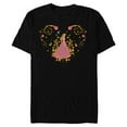 thumbnail image 1 of Disney Princess Sleeping Beauty 65th Anniversary Rose Heart - Short Sleeve Blended T-Shirt for Adults - Customized-Black, 1 of 5
