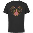 thumbnail image 1 of Disney Princess Sleeping Beauty 65th Anniversary Rose Heart - Short Sleeve Cotton T-Shirt for Adults - Customized-Black, 1 of 5