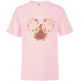thumbnail image 1 of Disney Princess Sleeping Beauty 65th Anniversary Rose Heart - Short Sleeve T-Shirt for Kids - Customized-Soft Pink, 1 of 5