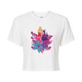 thumbnail image 1 of Disney Princess - Sleeping Beauty - Aurora And Florals- Junior's Cropped T-Shirt, 1 of 4