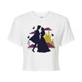 thumbnail image 1 of Disney Princess - Sleeping Beauty - Aurora And Prince Philip Silhouettes - Junior's Cropped T-Shirt, 1 of 4