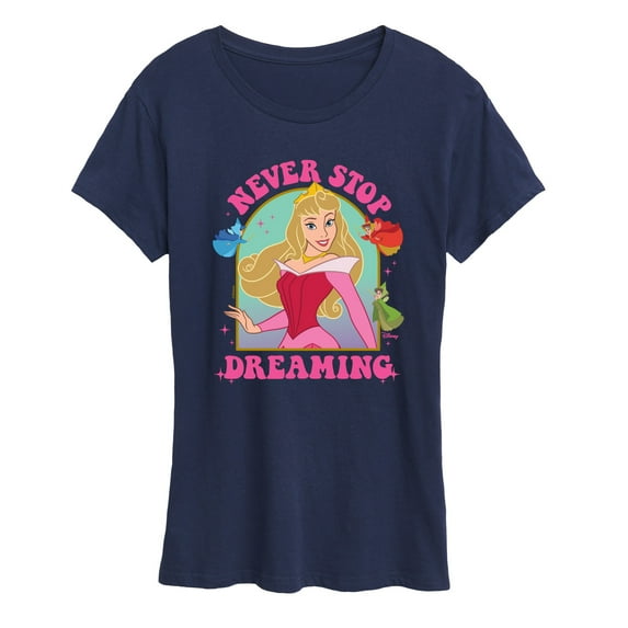 Disney Princess - Sleeping Beauty Aurora Never Stop Dreaming - Women's Short Sleeve Graphic T-Shirt