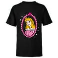 thumbnail image 1 of Disney Princess Sleeping Beauty Aurora Portrait T-Shirt - Short Sleeve T-Shirt for Kids - Customized-Black, 1 of 5