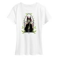 thumbnail image 1 of Disney Princess - Sleeping Beauty Floral Maleficent -  Women's Short Sleeve Graphic T-Shirt, 1 of 5