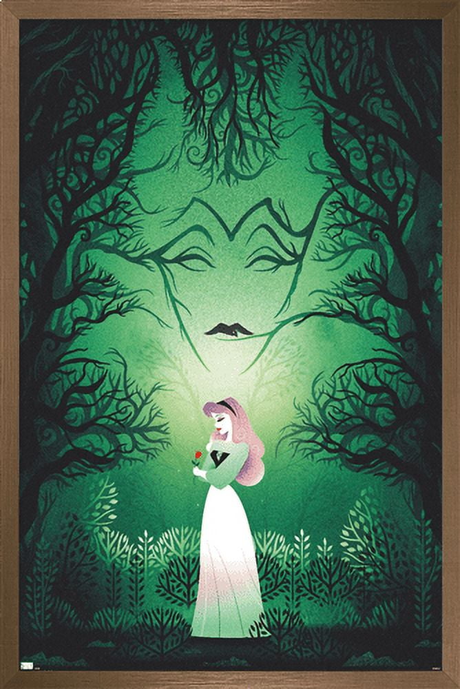 Disney Princess - Sleeping Beauty - Good vs Evil Wall Poster, 22.375" x 34", Framed