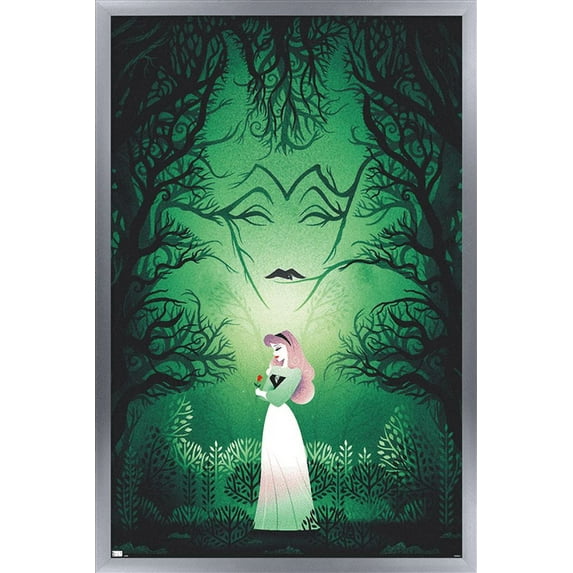 Disney Princess - Sleeping Beauty - Good vs Evil Wall Poster, 22.375" x 34", Framed