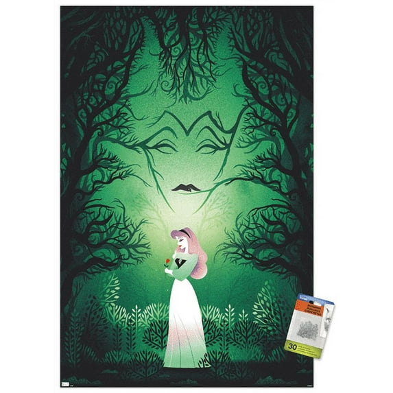 Disney Princess - Sleeping Beauty - Good vs Evil Wall Poster with Pushpins, 22.375" x 34"
