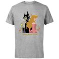 thumbnail image 1 of Disney Princess Sleeping Beauty Maleficent Rose Among Thorns - Short Sleeve Cotton T-Shirt for Adults - Customized-Athletic Heather, 1 of 5