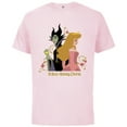 thumbnail image 1 of Disney Princess Sleeping Beauty Maleficent Rose Among Thorns - Short Sleeve Cotton T-Shirt for Adults - Customized-Soft Pink, 1 of 5