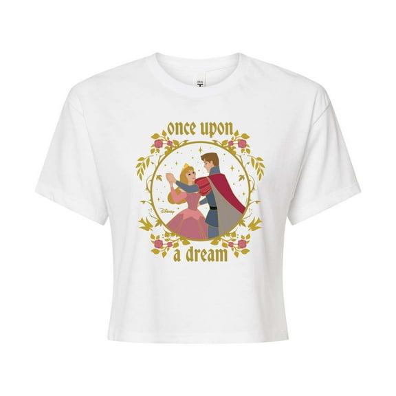 Disney Princess - Sleeping Beauty - Once Upon A Dream - Junior's Cropped T-Shirt