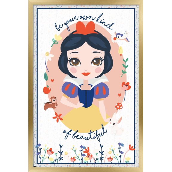 Disney Princess - Snow White Beautiful Wall Poster, 22.375" x 34", Framed