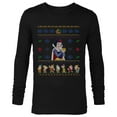 thumbnail image 1 of Disney Princess Snow White Christmas Sweater - Long Sleeve T-Shirt for Men - Customized-Black, 1 of 5
