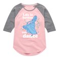 thumbnail image 1 of Disney Princess - Snow White Dance - Toddler And Youth Girls Raglan Graphic T-Shirt, 1 of 5