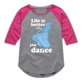 thumbnail image 1 of Disney Princess - Snow White Dance - Toddler And Youth Girls Raglan Graphic T-Shirt, 1 of 5