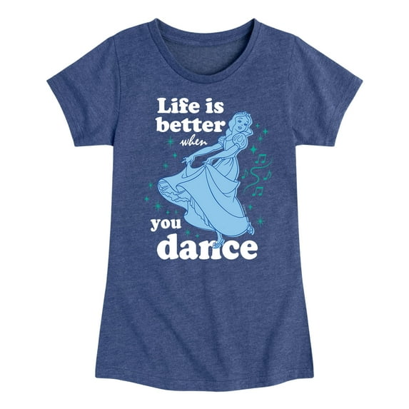 Disney Princess - Snow White Dance - Toddler And Youth Girls Short Sleeve Graphic T-Shirt