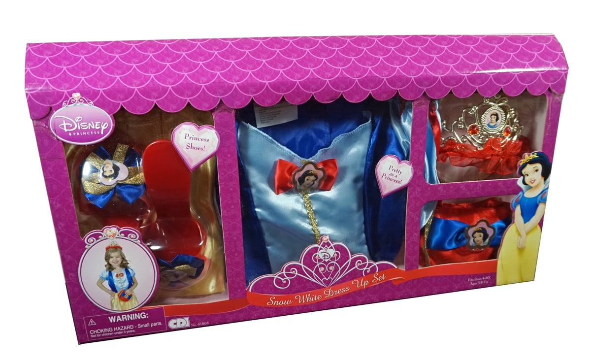 Disney Princess Snow White Dress Up Set - Costume for Size 4-6X ...