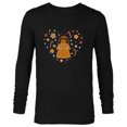thumbnail image 1 of Disney Princess Snow White Gingerbread Holiday Heart - Long Sleeve T-Shirt for Men - Customized-Black, 1 of 5