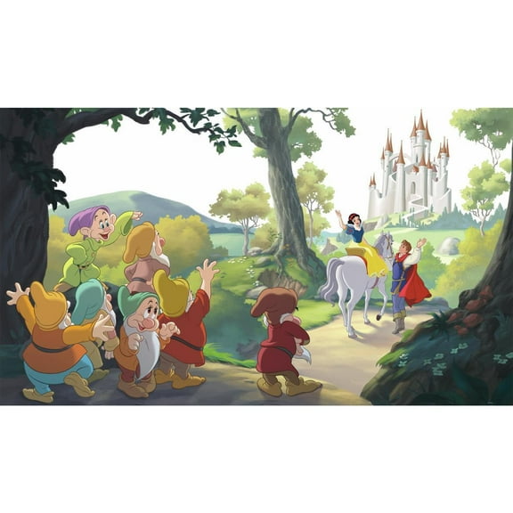 Disney Princess Snow White "Happily Ever After" XL Spray and Stick Wallpaper Mural