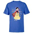 thumbnail image 1 of Disney Princess Snow White Happy Birthday - Short Sleeve T-Shirt for Kids - Customized-Royal, 1 of 5