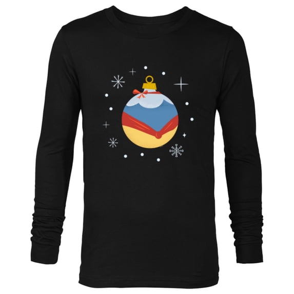 Disney Princess Snow White Holiday Christmas Ornament - Long Sleeve T-Shirt for Men - Customized-Black