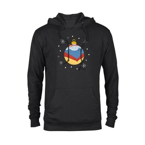 Disney Princess Snow White Holiday Christmas Ornament - Pullover Hoodie for Adults - Customized-Black