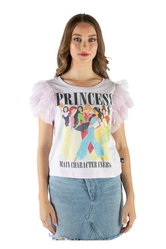 Princess Snow White Jasmine Belle T-Shirt Adult