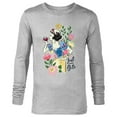 thumbnail image 1 of Disney Princess Snow White Just One Bite Floral - Long Sleeve T-Shirt for Men - Customized-Athletic Heather, 1 of 5