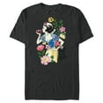 thumbnail image 1 of Disney Princess Snow White Just One Bite Floral - Short Sleeve Blended T-Shirt for Adults - Customized-Dark Heather, 1 of 5