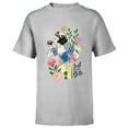 thumbnail image 1 of Disney Princess Snow White Just One Bite Floral - Short Sleeve T-Shirt for Kids - Customized-Athletic Heather, 1 of 5