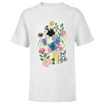 thumbnail image 1 of Disney Princess Snow White Just One Bite Floral - Short Sleeve T-Shirt for Kids - Customized-White, 1 of 5