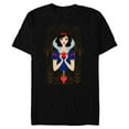 thumbnail image 1 of Disney Princess Snow White Modern Art Deco Style - Short Sleeve Blended T-Shirt for Adults - Customized-Black, 1 of 5