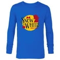 thumbnail image 1 of Disney Princess Snow White Name and Silhouette - Long Sleeve T-Shirt for Men - Customized-Navy, 1 of 5