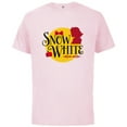 thumbnail image 1 of Disney Princess Snow White Name and Silhouette - Short Sleeve Cotton T-Shirt for Adults - Customized-Soft Pink, 1 of 5