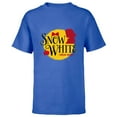 thumbnail image 1 of Disney Princess Snow White Name and Silhouette - Short Sleeve T-Shirt for Kids - Customized-Royal, 1 of 5