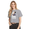 thumbnail image 1 of Disney Princess - Snow White Nap - Juniors Cropped Cotton Blend T-Shirt, 1 of 5