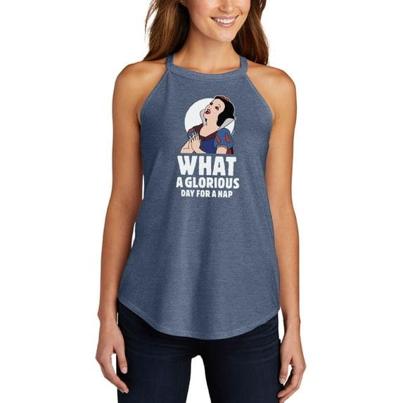 Disney Princess - Snow White Nap - Juniors High Neck Tank Top