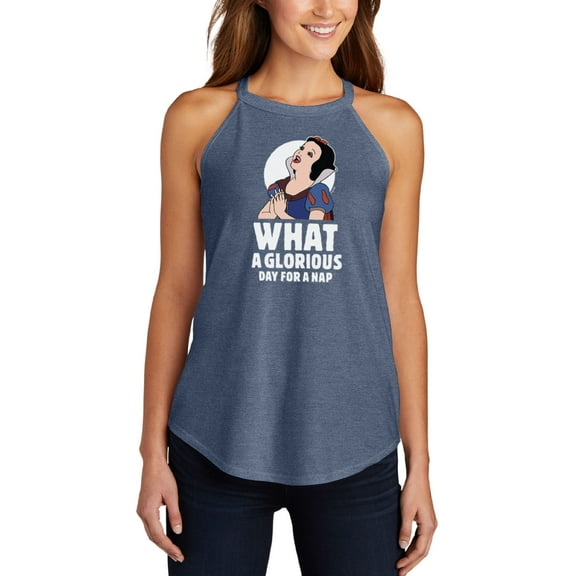 Disney Princess - Snow White Nap - Juniors High Neck Tank Top