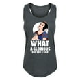 thumbnail image 1 of Disney Princess - Snow White Nap - Women's Racerback Tank Top, 1 of 6