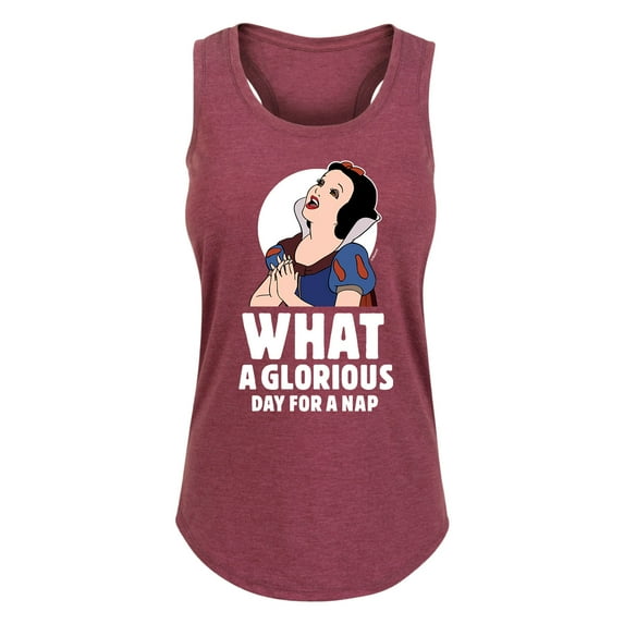 Disney Princess - Snow White Nap - Women's Racerback Tank Top
