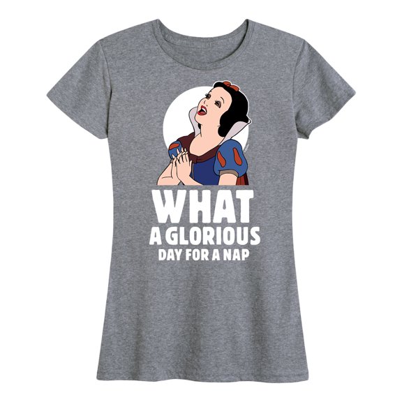 Disney Princess - Snow White Nap - Women's Short Sleeve Graphic T-Shirt