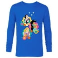 thumbnail image 1 of Disney Princess Snow White Rapunzel Jasmine In Bloom - Long Sleeve T-Shirt for Men - Customized-Royal, 1 of 5