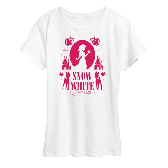 Disney Princess - Snow White Silhouette - Women's Short Sleeve Graphic T-Shirt