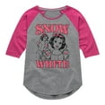 thumbnail image 1 of Disney Princess - Snow White Sketch - Toddler & Youth Girls Raglan Graphic T-Shirt, 1 of 5