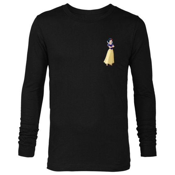 Disney Princess Snow White Small Pose - Long Sleeve T-Shirt for Men - Customized-Black