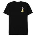 thumbnail image 1 of Disney Princess Snow White Small Pose - Short Sleeve Blended T-Shirt for Adults - Customized-Black, 1 of 5
