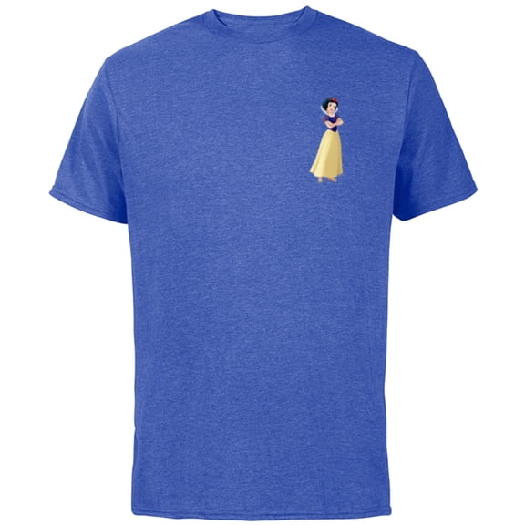 Disney Princess Snow White Small Pose - Short Sleeve Cotton T-Shirt for Adults - Customized-Royal Heather