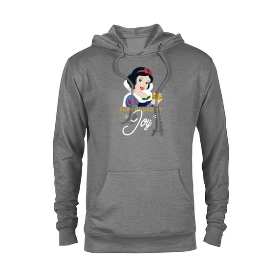 Disney Princess Snow White Surrounded by Joy Holiday Standard - Pullover Hoodie for Adults – Customized-Graphite Heather