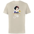 thumbnail image 1 of Disney Princess Snow White Surrounded by Joy Holiday Standard - Short Sleeve Cotton T-Shirt for Adults - Customized-Natural, 1 of 5